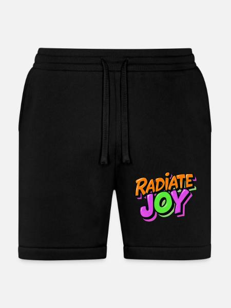 Radiate Joy - Bella + Canvas Unisex Short - black