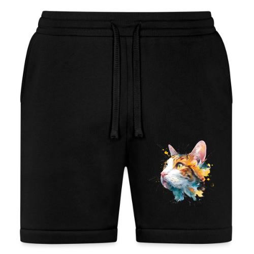 Cat: Feline Ink Burst - Bella + Canvas Unisex Short