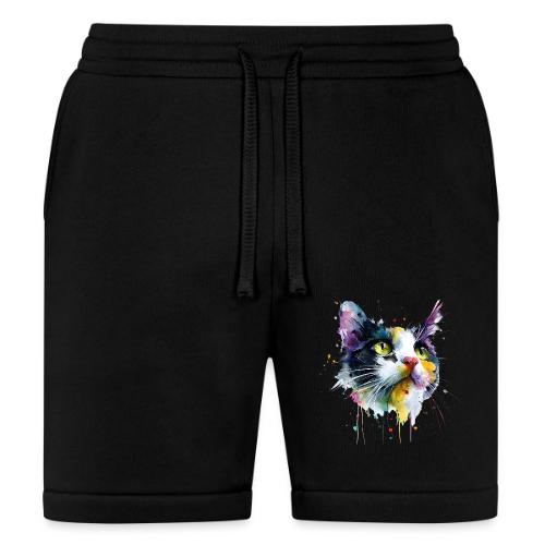 Cat: Painted Purr Expression - Bella + Canvas Unisex Short