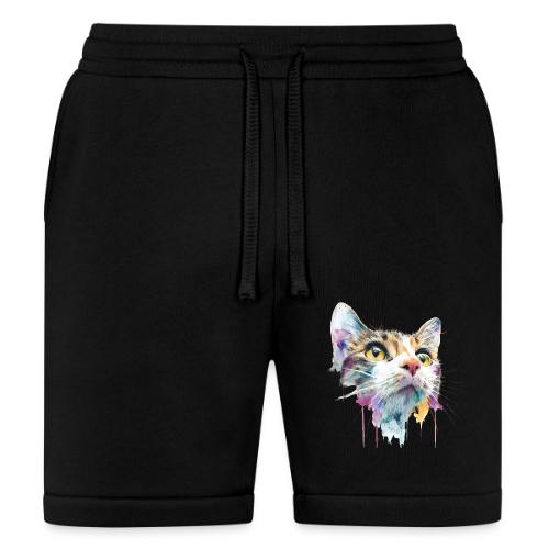 Chromatic Cat Splash - Bella + Canvas Unisex Short