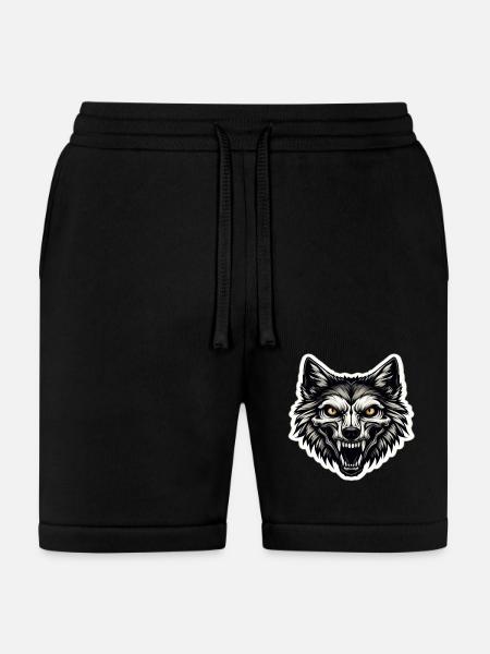 Skulldog: Bite of Style - Bella + Canvas Unisex Short - black