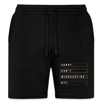 Windsurfing Water Sports Surfer - Bella + Canvas Unisex Short - black - Front