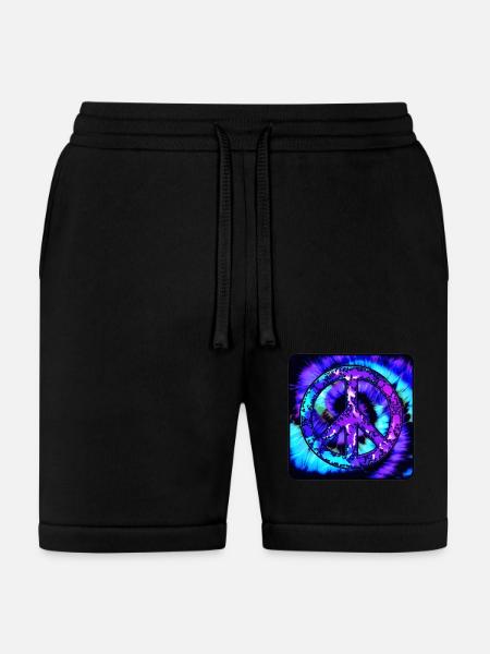 Peace - Bella + Canvas Unisex Short - black