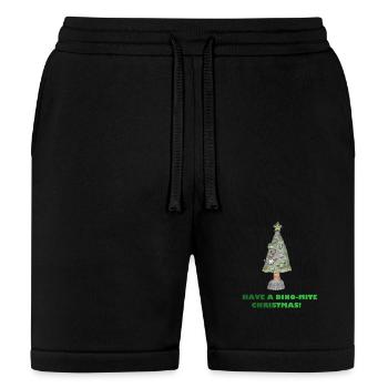 Have a Dino-Mite Christmas! Funny Christmas Design - Bella + Canvas Unisex Short - black - Front