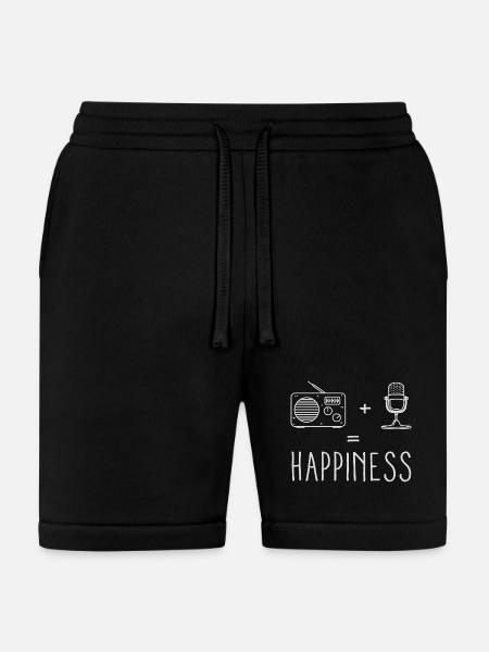 Radio Microphone Happiness - Bella + Canvas Unisex Short - black