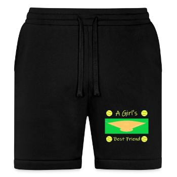 A Girl's Best Friend - Bella + Canvas Unisex Short - black - Front