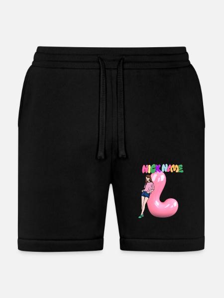 Nick Name L - Bella + Canvas Unisex Short - black