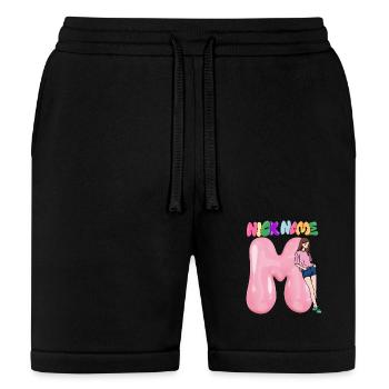 Nick Name M - Bella + Canvas Unisex Short - black - Front