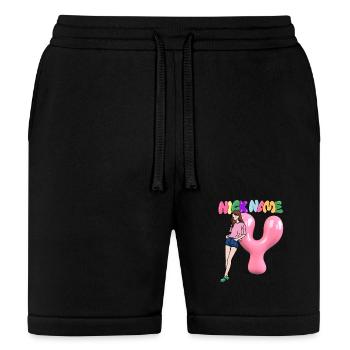 Nick Name Y - Bella + Canvas Unisex Short - black - Front