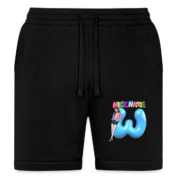 Nick Name W - Bella + Canvas Unisex Short - black - Front