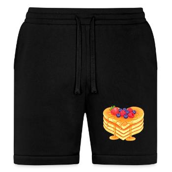 Sweet Berry Pancake Stack - Bella + Canvas Unisex Short - black - Front