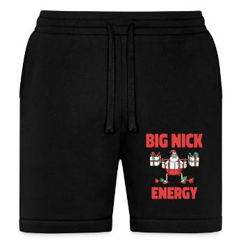 Big Nick Energy Christmas - Bella + Canvas Unisex Short - black - Front