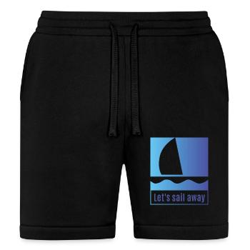 Sail Away With Me - Bella + Canvas Unisex Short - black - Front