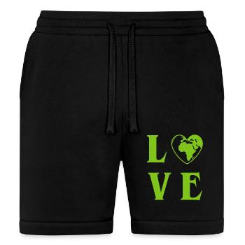 Love Planet Earth - Bella + Canvas Unisex Short - black - Front