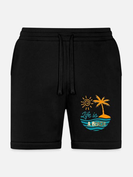 Abstract Serenity - Bella + Canvas Unisex Short - black
