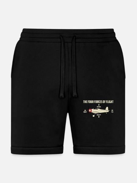 Aircraft remote - Bella + Canvas Unisex Short - black