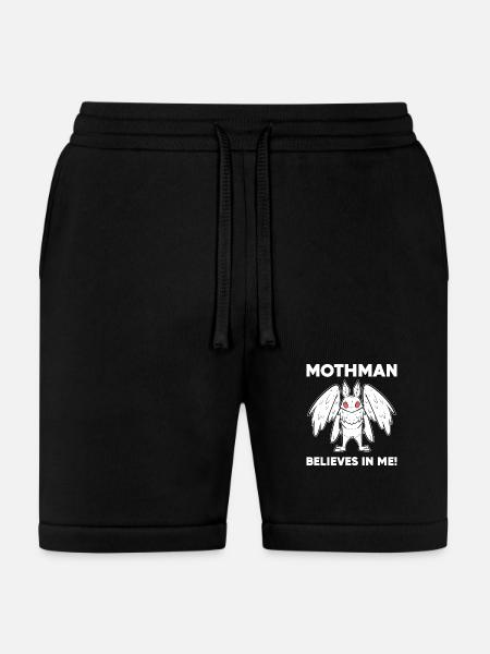 Mothman Believes In Me - Bella + Canvas Unisex Short - black