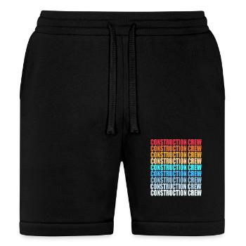 Birthday Crew Construction Family - Bella + Canvas Unisex Short - black - Front
