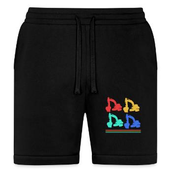 Truck Excavator Vintage Construction For Kids - Bella + Canvas Unisex Short - black - Front