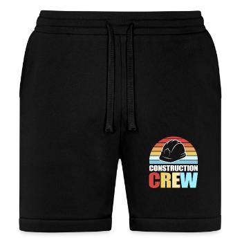 Birthday Crew Construction Family - Bella + Canvas Unisex Short - black - Front