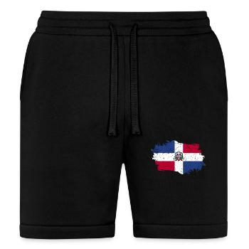 Dominican Republic Flag - Bella + Canvas Unisex Short - black - Front