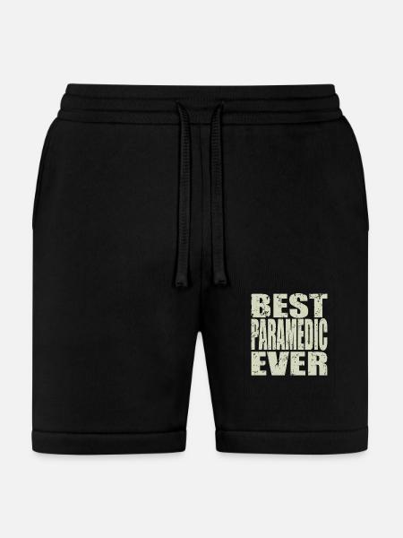 Best Paramedic Ever Paramedic Gift - Bella + Canvas Unisex Short - black