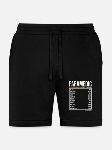 Paramedic Daily Value funny Paramedic - Bella + Canvas Unisex Short - black
