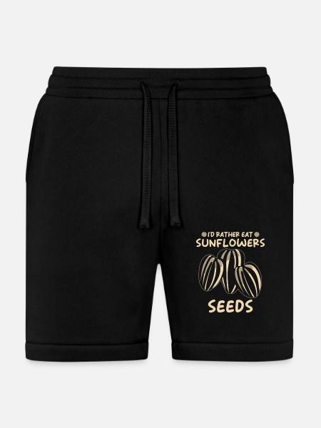Sunflower Seeds - Bella + Canvas Unisex Short - black