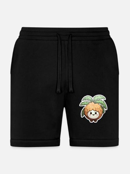 Coconut kawaii - Bella + Canvas Unisex Short - black
