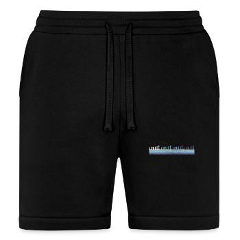 Gradient Chess Pieces Silhouette - Bella + Canvas Unisex Short - black - Front