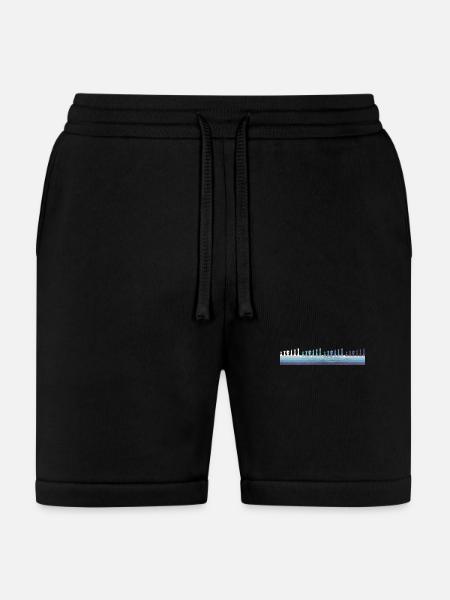 Gradient Chess Pieces Silhouette - Bella + Canvas Unisex Short - black