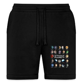 Planet Astronomy Space Astrophysics - Bella + Canvas Unisex Short - black - Front