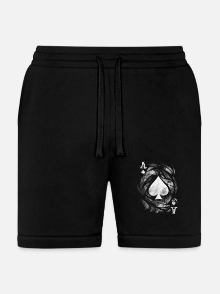 Grunge Ace of Spades - Bella + Canvas Unisex Short - black