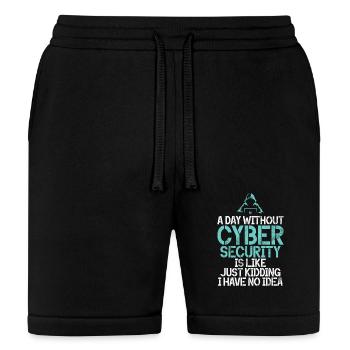 Cyber Security Hacker Hacking - Bella + Canvas Unisex Short - black - Front