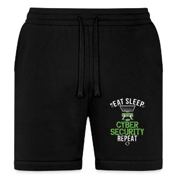 Cyber Security Hacker Hacking - Bella + Canvas Unisex Short - black - Front