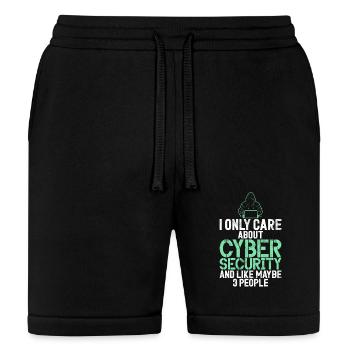 Cyber Security Hacker Hacking - Bella + Canvas Unisex Short - black - Front