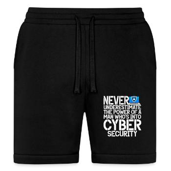 Cyber Security Hacker Hacking - Bella + Canvas Unisex Short - black - Front