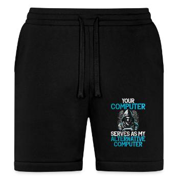 Cyber Security Hacker Hacking - Bella + Canvas Unisex Short - black - Front