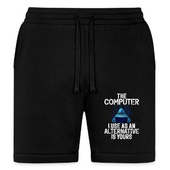 Cyber Security Hacker Hacking - Bella + Canvas Unisex Short - black - Front