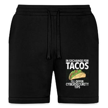 Cyber Security Hacker Hacking - Bella + Canvas Unisex Short - black - Front