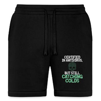 Cyber Security Hacker Hacking - Bella + Canvas Unisex Short - black - Front