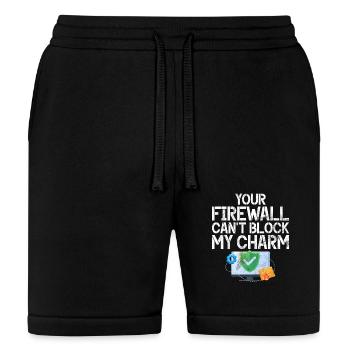Cyber Security Hacker Hacking - Bella + Canvas Unisex Short - black - Front