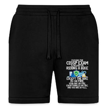 Cyber Security Hacker Hacking - Bella + Canvas Unisex Short - black - Front