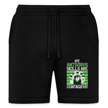 Cyber Security Hacker Hacking - Bella + Canvas Unisex Short - black - Front