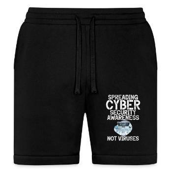 Cyber Security Hacker Hacking - Bella + Canvas Unisex Short - black - Front