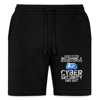 Cyber Security Hacker Hacking - Bella + Canvas Unisex Short - black - Front