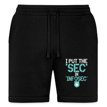 Cyber Security Hacker Hacking - Bella + Canvas Unisex Short - black - Front