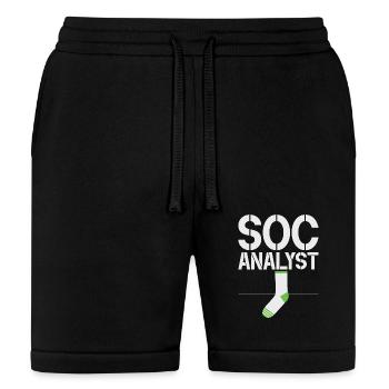 Cyber Security Hacker Hacking - Bella + Canvas Unisex Short - black - Front