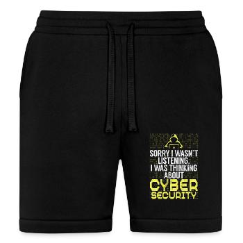 Cyber Security Hacker Hacking - Bella + Canvas Unisex Short - black - Front
