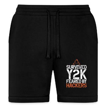 Cyber Security Hacker Hacking - Bella + Canvas Unisex Short - black - Front